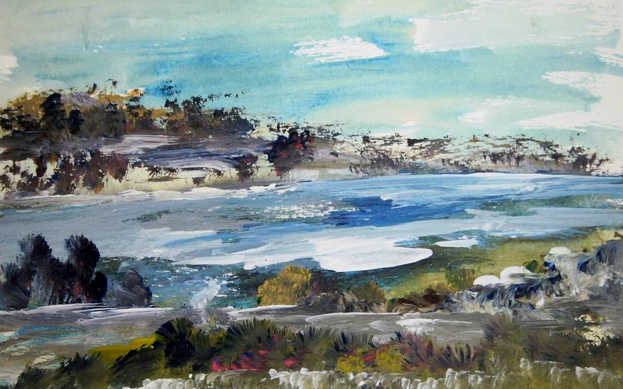 The Grand Shoreline Painting By Edward Wolverton Fine Art America