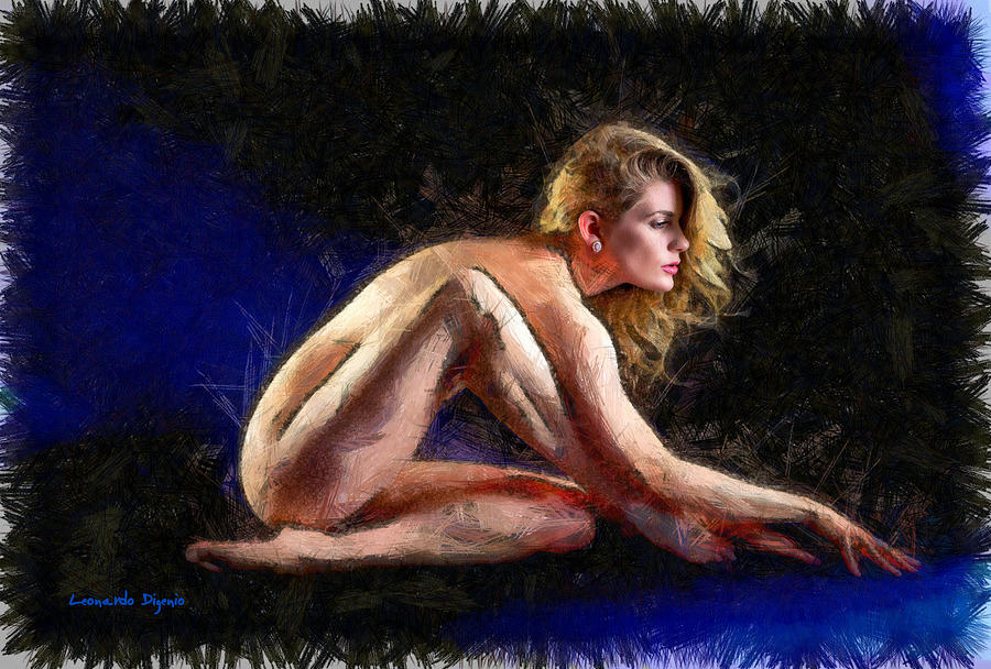 The Naked Beauty DA Digital Art By Leonardo Digenio Fine Art America