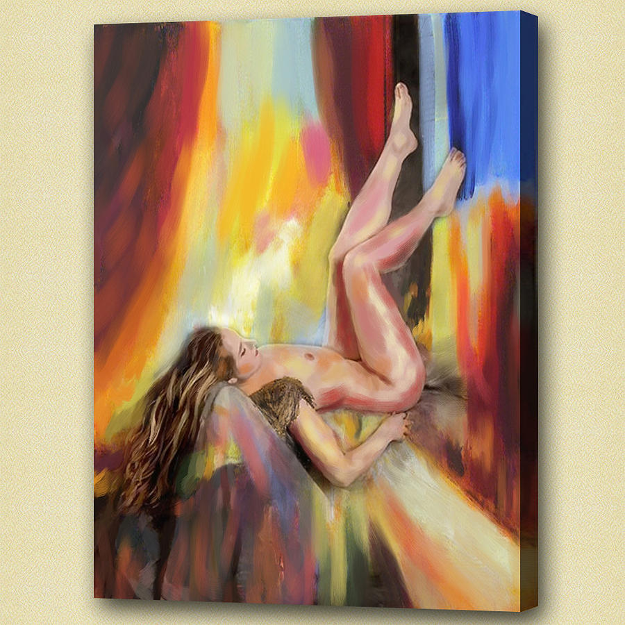 The Nude Beauty Painting By Vishal Gurjar