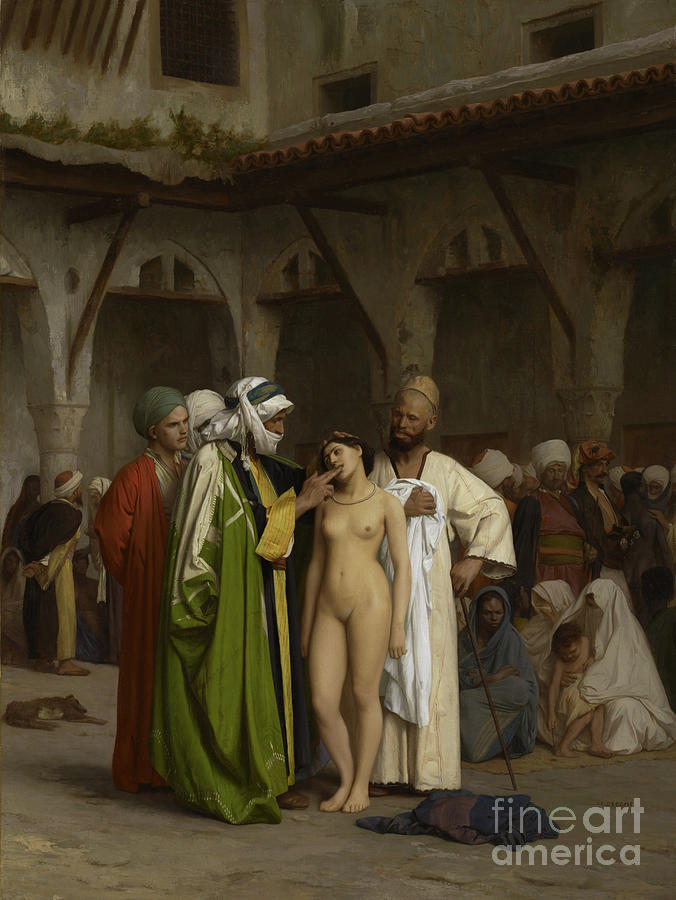 The Slave Market Painting By Jean Leon Gerome Pixels