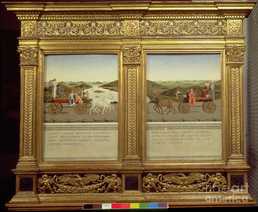 The Triumphs Of Duke Federico Da Montefeltro Painting By Piero Della