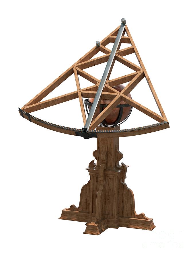 Tycho Brahe S Triangular Sextant Photograph By Claus Lunau Science