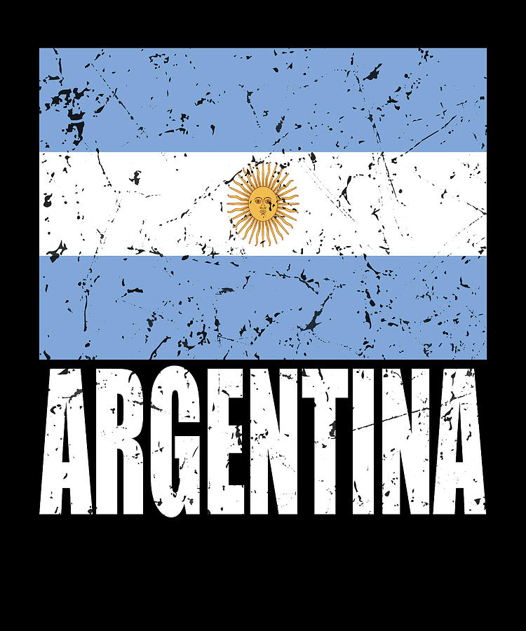 ARGENTINA Flag Digital Art By Manuel Schmucker Fine Art America