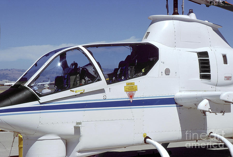 Bell Ah S Converted To Bell Ah G Cobra Cockpit Photograph By Wernher