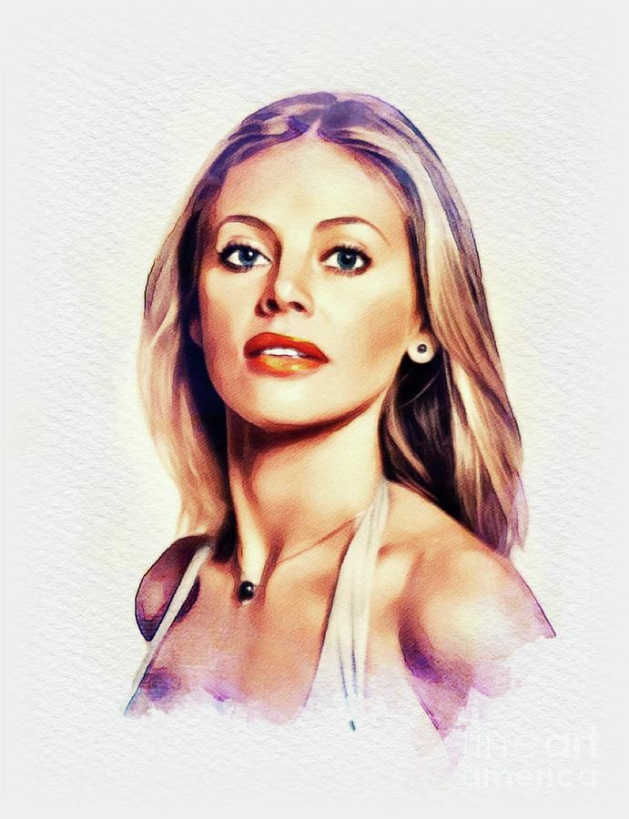 Britt Ekland Movie Legend Painting By Esoterica Art Agency Pixels