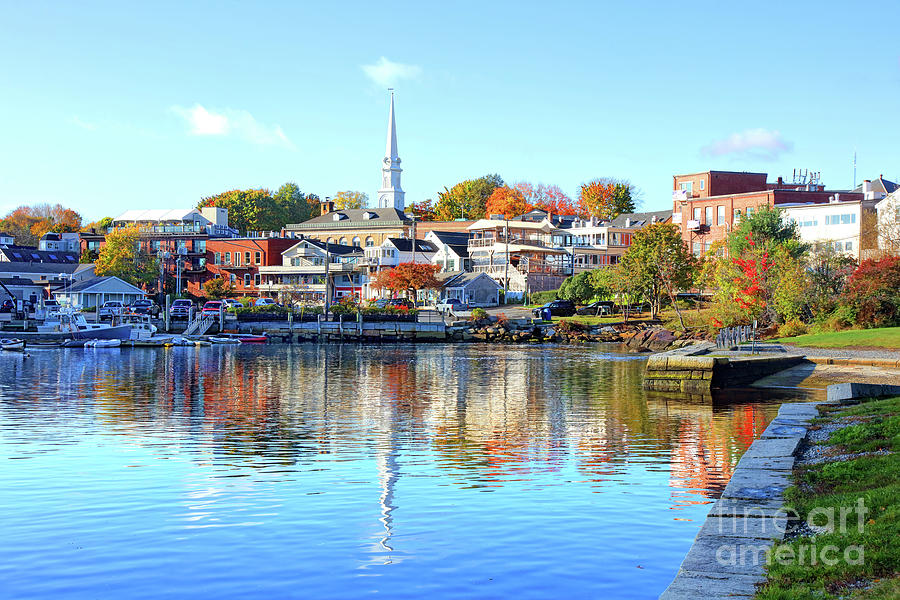 Camden Maine Waterfront Photograph By Denis Tangney Jr Pixels