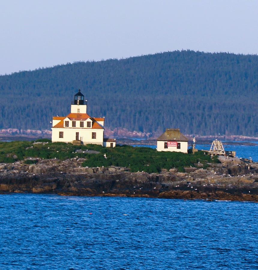 Egg Rock Light House In Maine 1 Photograph By Sandra Kent Fine Art