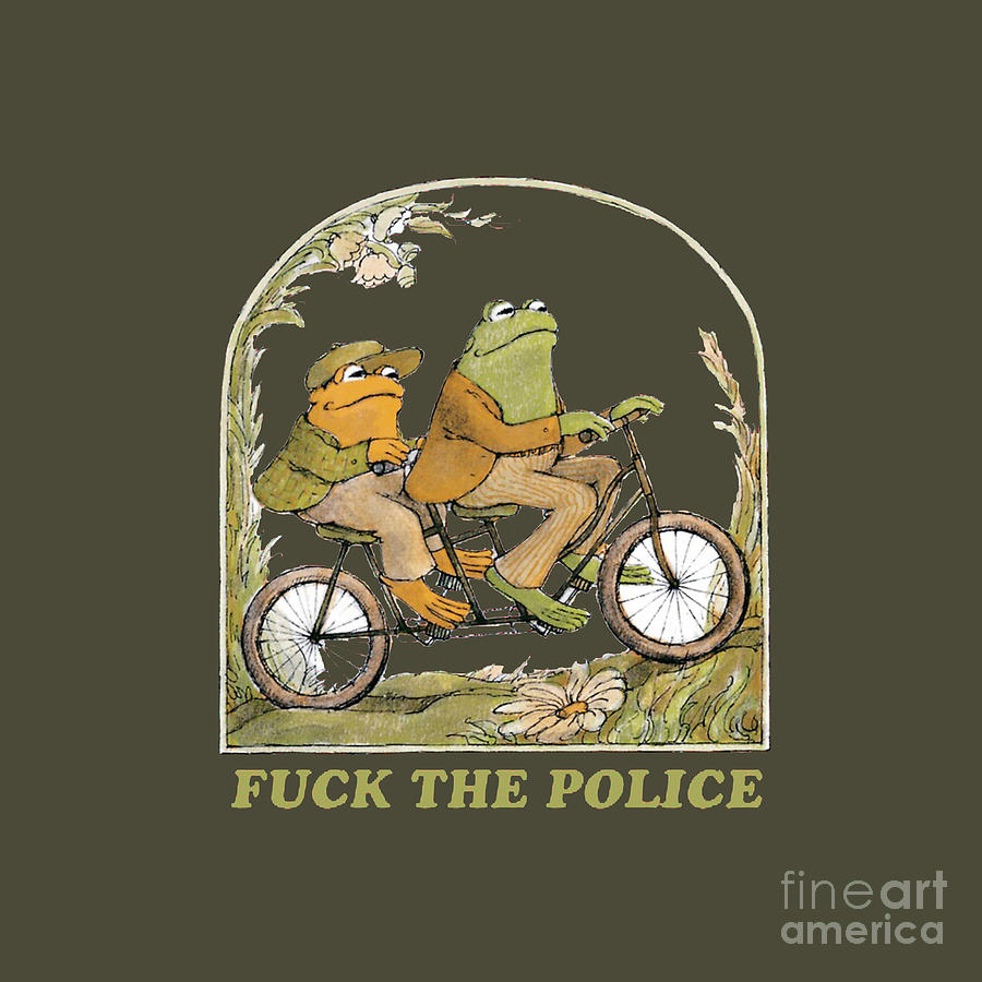 Fuck The Police Frog And Toad Drawing By Vega Dongoran