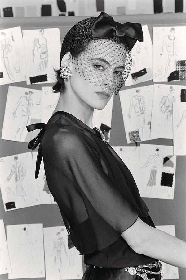 Ines De La Fressange Chanel Spring Haute Couture Collection Karl