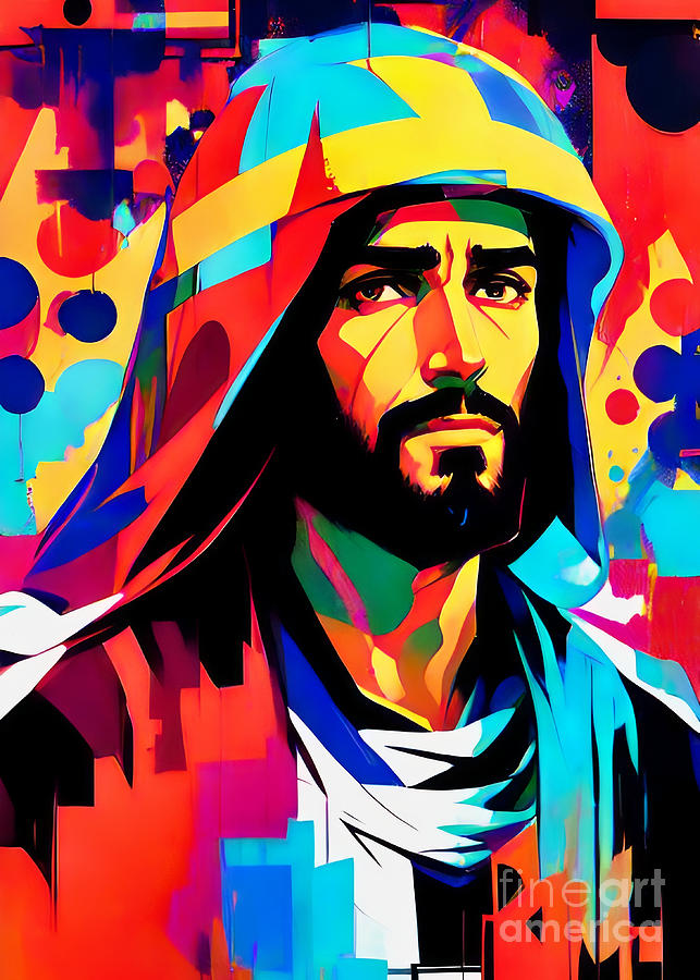 Jesus Christ In Colors Ii Photograph By Munir Alawi Fine Art America