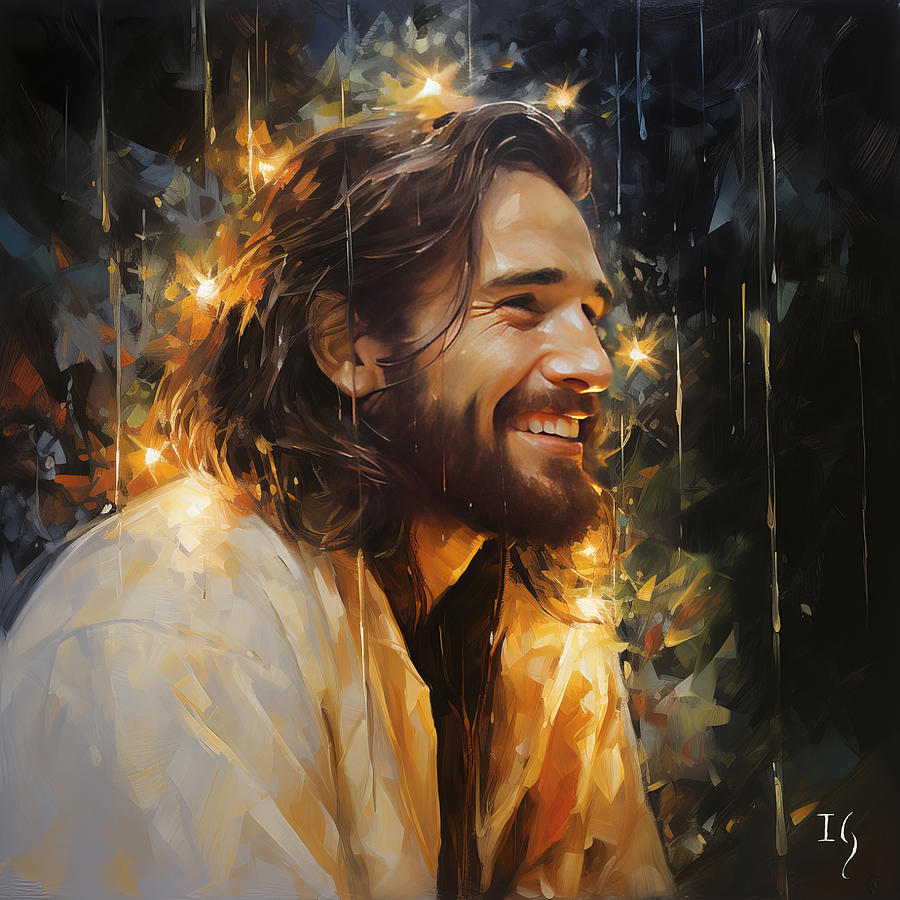 Jesus The Embodiment Of Peace And Love Painting By Ivan Guaderrama