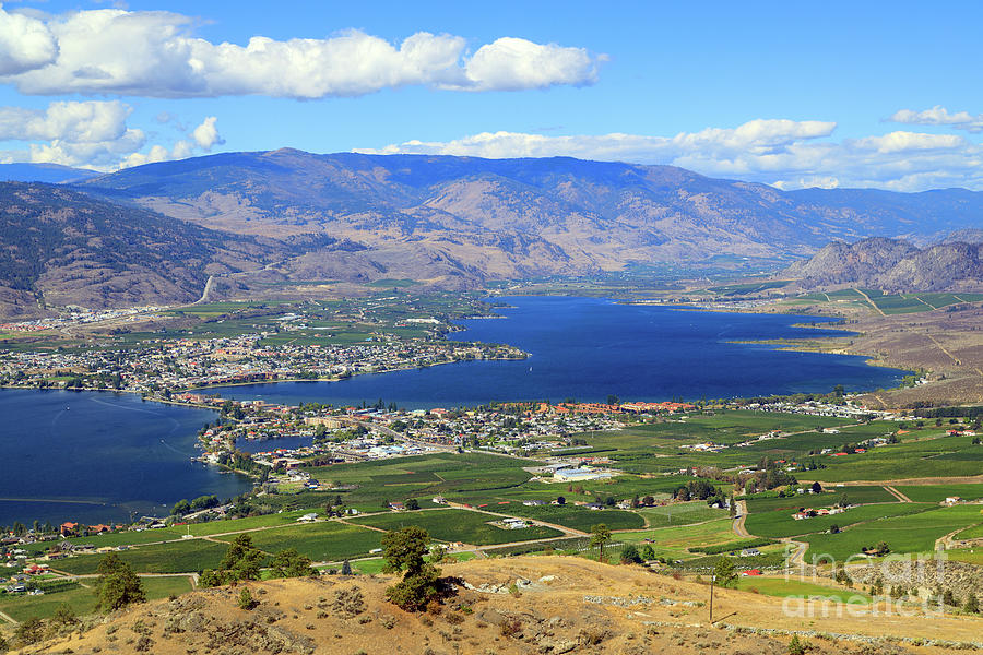 Osoyoos Lake Okanagan Valley Landscape Photograph By Kevin Miller