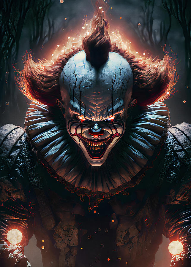 Pennywise Digital Art By Martina Ovsak Fine Art America