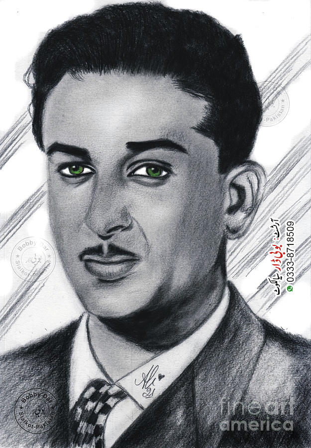 Raj Kapoor Drawing By Bobby Dar Fine Art America