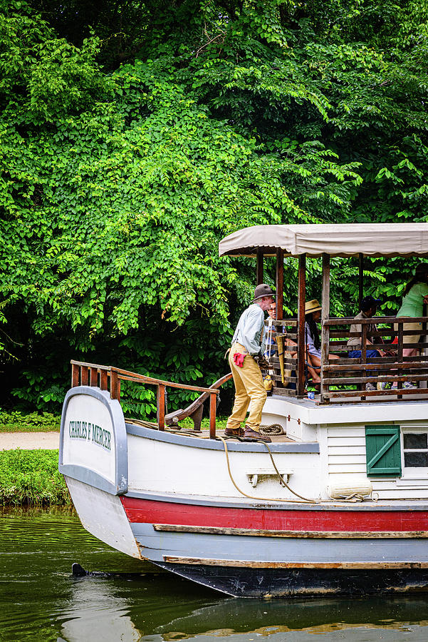 Replica Canal Packet Boat Charles F Mercer Photograph By Mark Summerfield Fine Art America