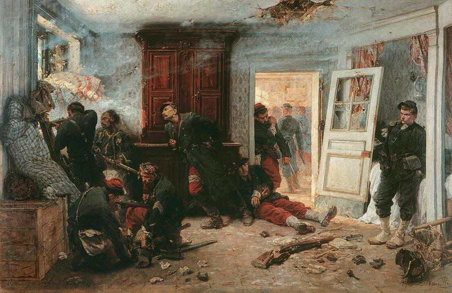 The Last Cartridges Painting By Alphonse Marie Adolphe De Neuville Pixels