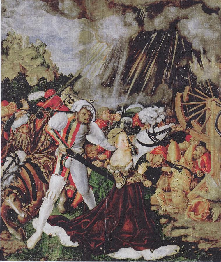 The Martyrdom Of St Catherine Painting By Lucas Cranach The Elder Pixels