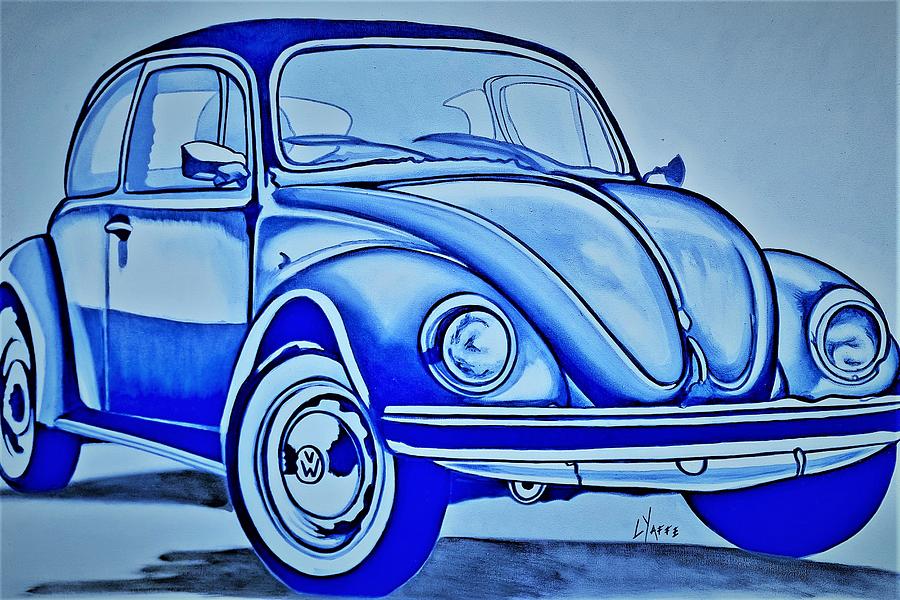 Vw Beetle Digital Art By Loraine Yaffe Fine Art America