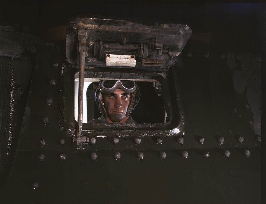 WW2 Tank Driver Fort Knox Kentucky June 1942 Photograph By War