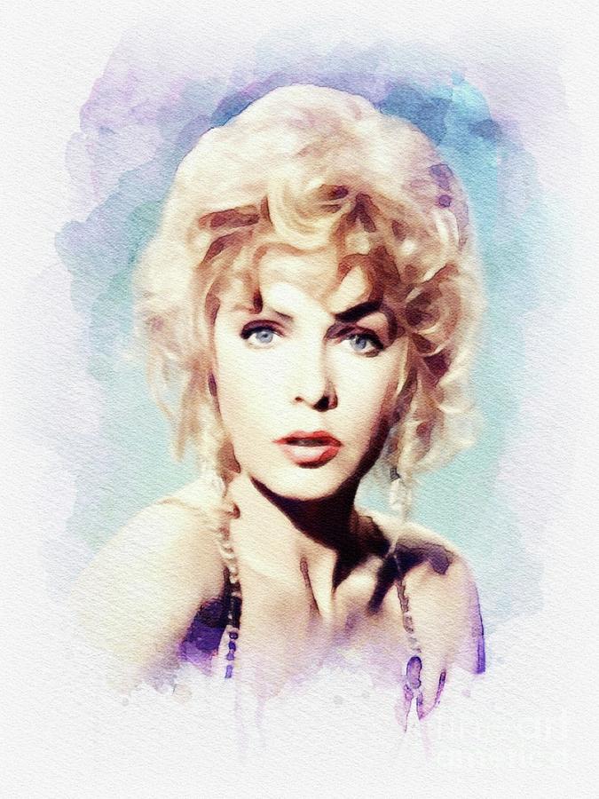 Stella Stevens Vintage Actress Painting By John Springfield Fine Art