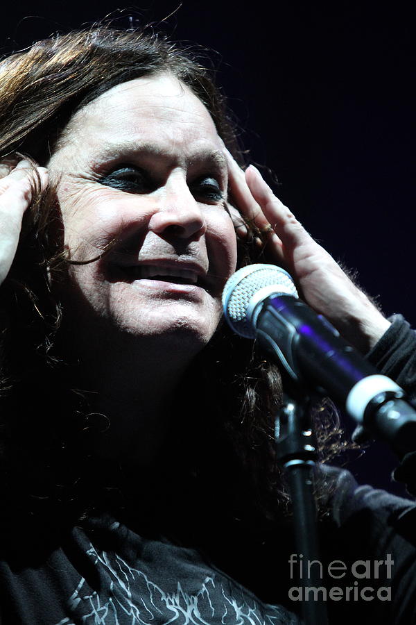 Black Sabbath Ozzy Osbourne Photograph By Concert Photos Pixels