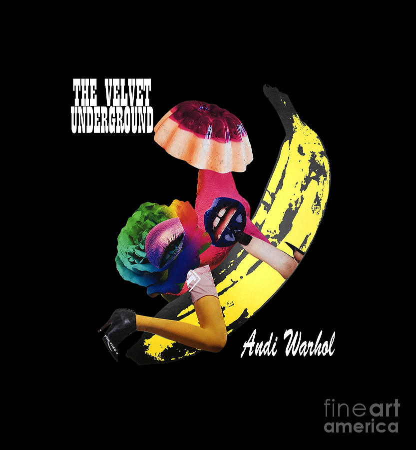 The Velvet Underground Digital Art By Band Rock Pixels