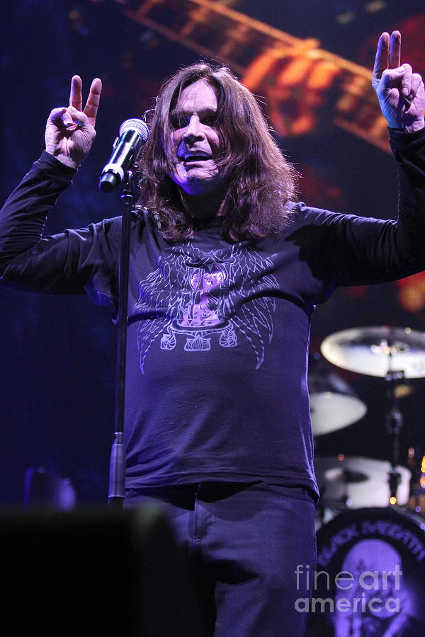 Black Sabbath Ozzy Osbourne Photograph By Concert Photos Fine Art