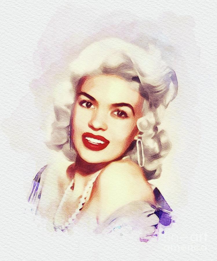 Jayne Mansfield Movie Star And Pinup Painting By John Springfield