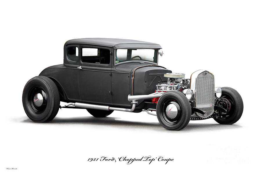 1931 Ford Chopped Top Coupe Photograph By Dave Koontz