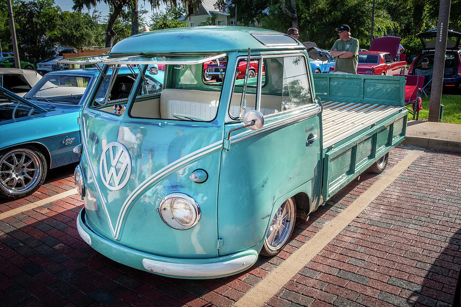 1957 Volkswagen Single Cab Pick Up Transporter Kombi X100 Photograph By