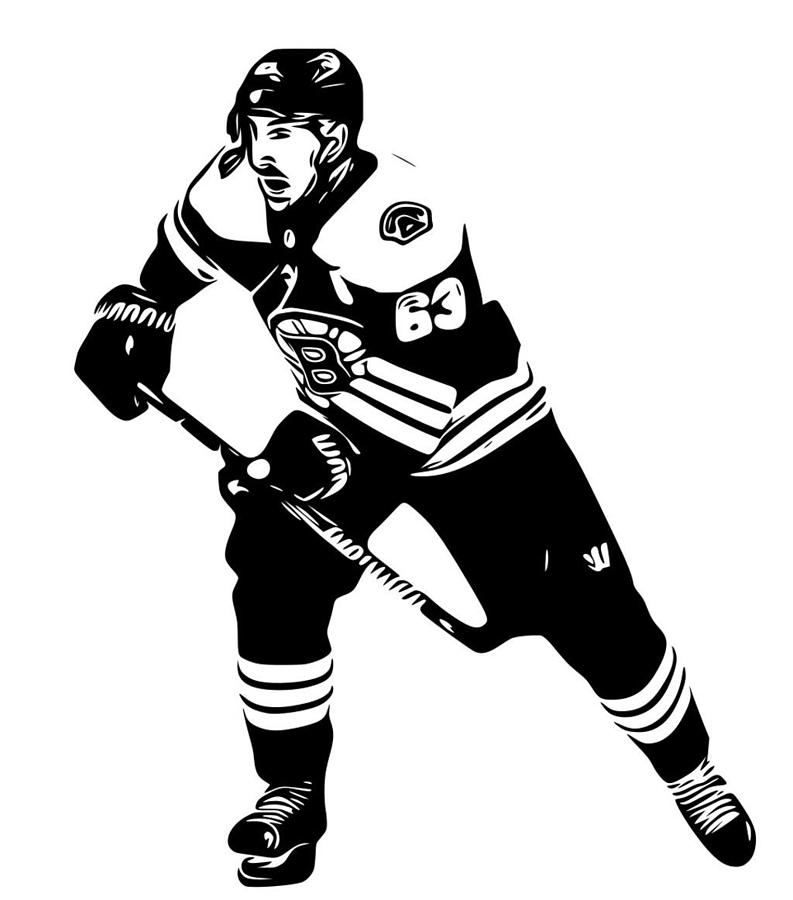 Brad Marchand Boston Bruins Digital Art By Bob Smerecki Fine Art America