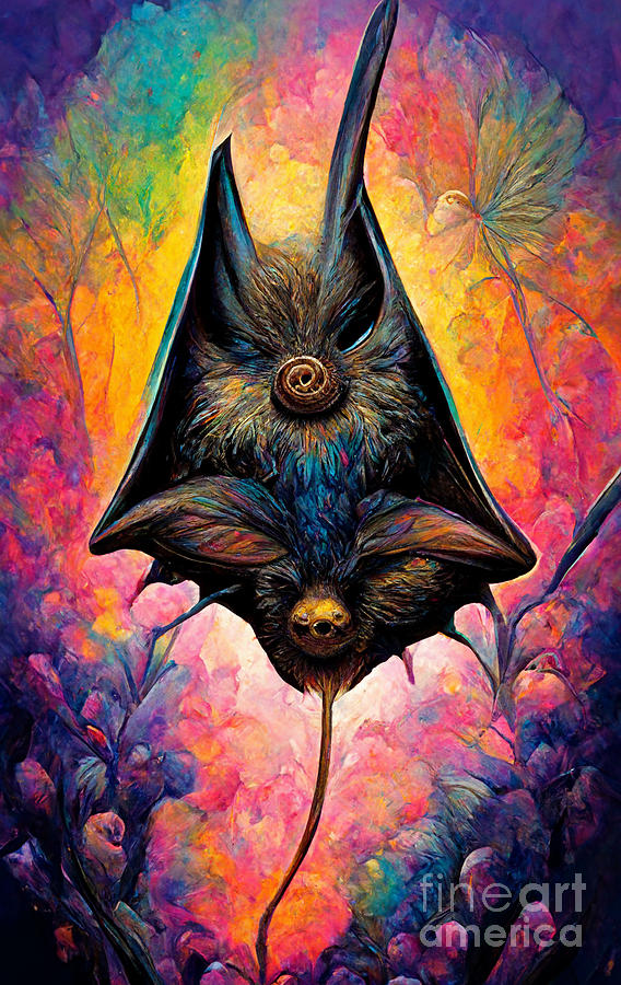 Crazy Bats Digital Art By Sabantha Fine Art America