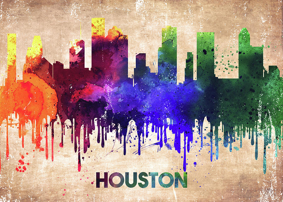 Houston Digital Art By Towery Hill Fine Art America