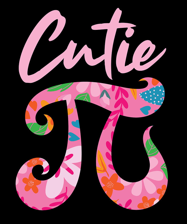 Mathematician Cutie Pi Math Pi Symbol Pi Day Digital Art By Toms Tee