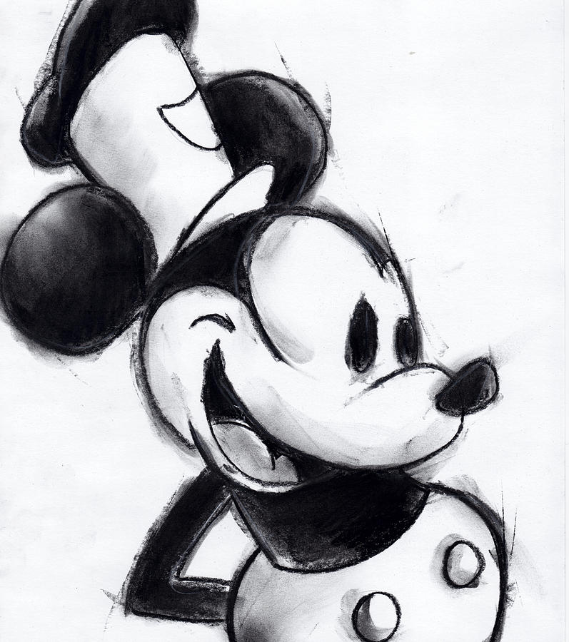 Mickey Drawing By Denny Stoekenbroek Fine Art America