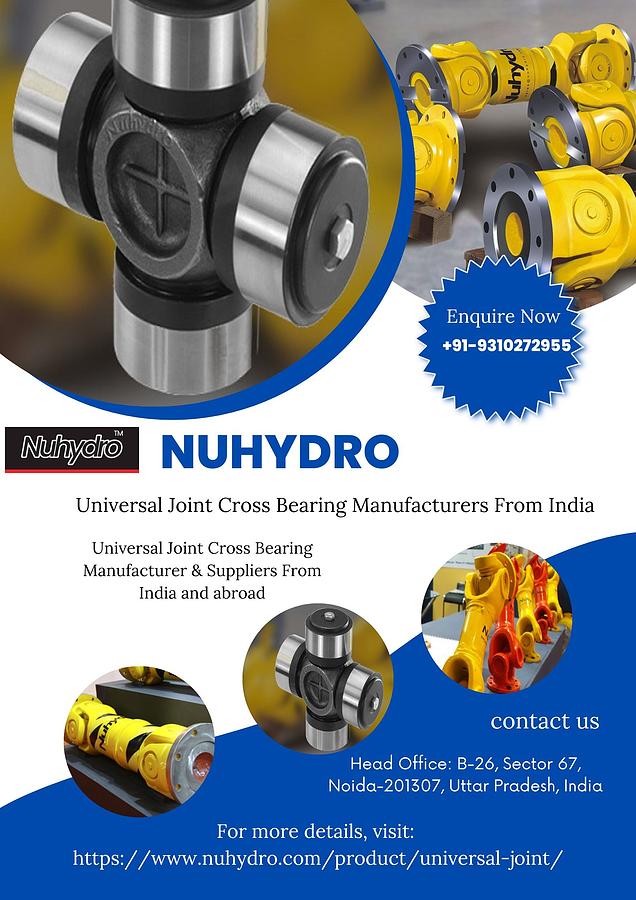 Universal Joint Cross Manufacturers Photograph By Nuhydro Automation