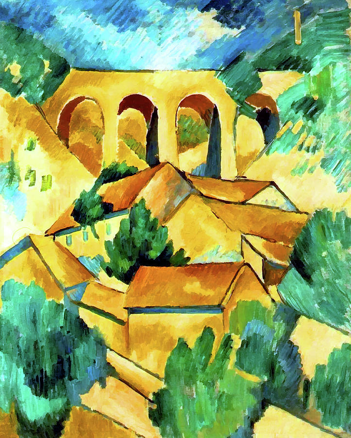 George Braque Viaduct At L Estaque Painting By Jon Baran Fine Art