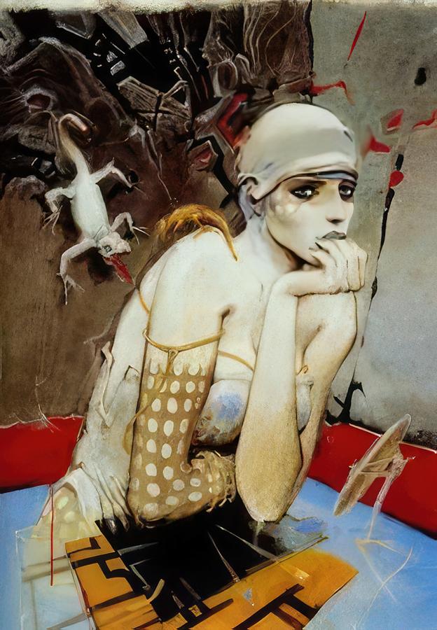 Enki Bilal Painting By Hodaifa Hamim Fine Art America