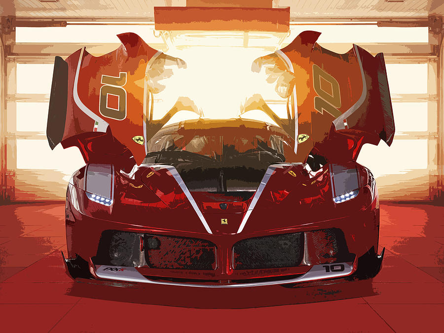 Ferrari FXX K Digital Art By Thespeedart Fine Art America