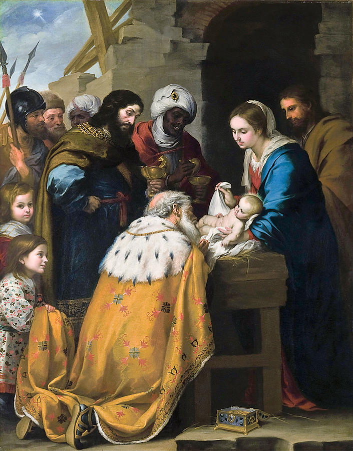 Adoration Of The Magi Painting By Bartolome Esteban Murillo Fine Art