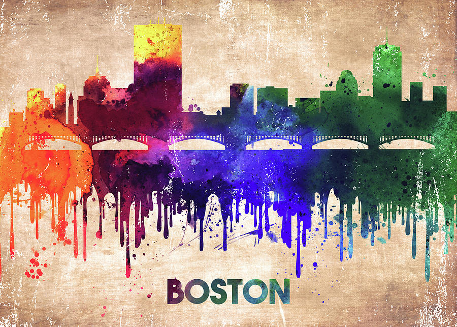 Boston Digital Art By Towery Hill Fine Art America