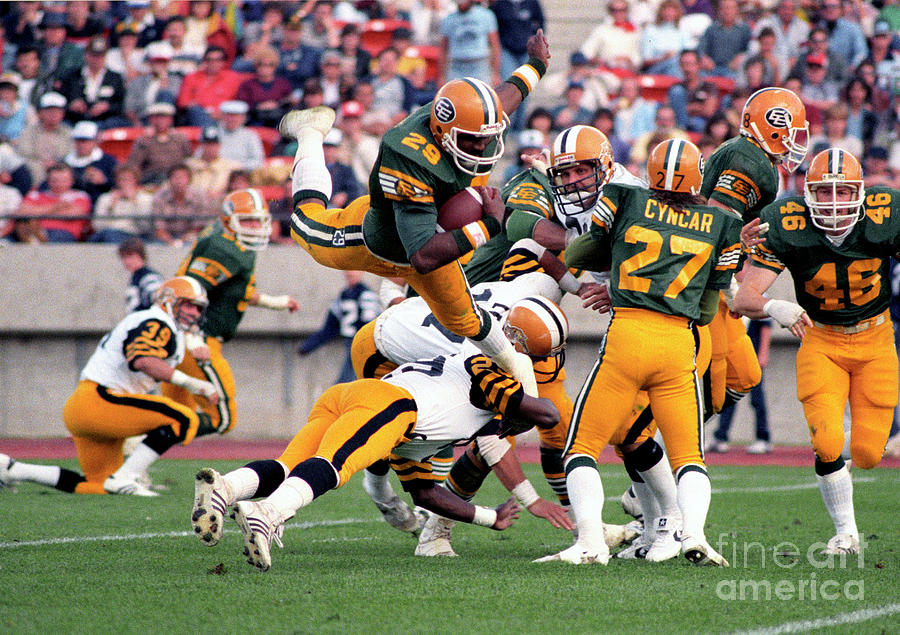 Edmonton Eskimos Football Joe Hollimon Photograph By Terry