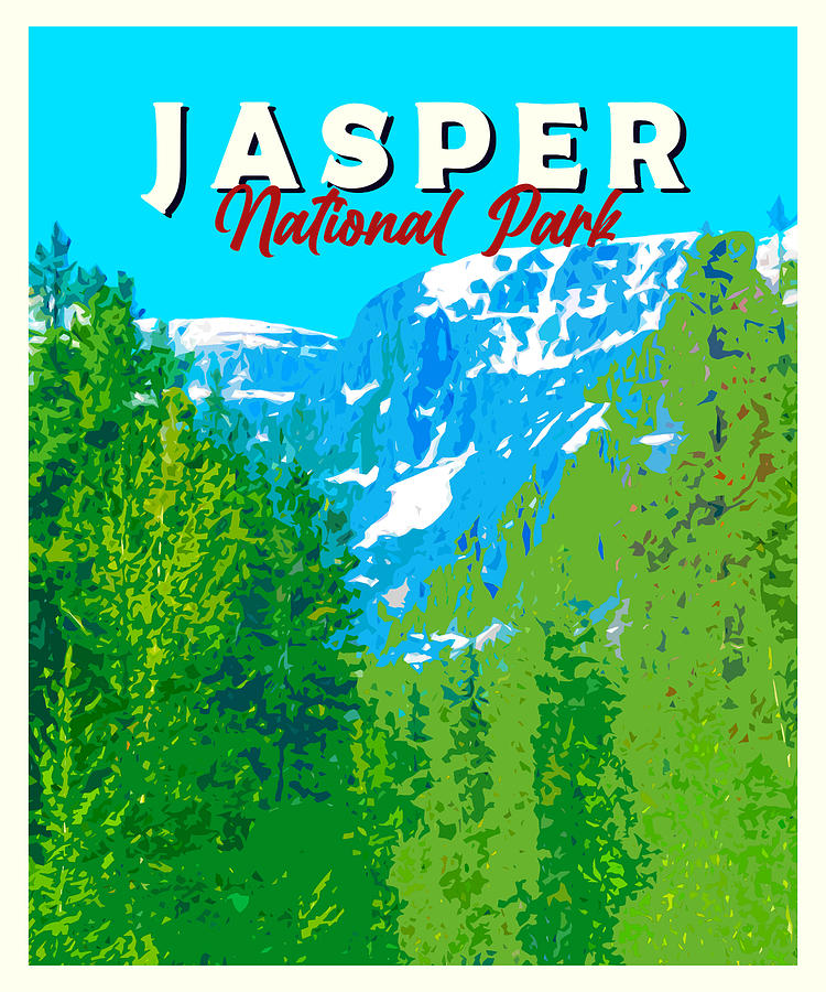 Jasper National Park Digital Art By Alexandru Chirila Fine Art America