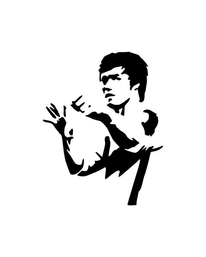 Bruce Lee Digital Art By Lucy Schoen Fine Art America