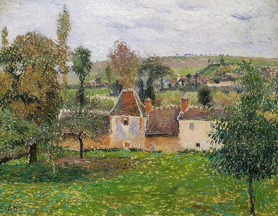 Camille Pissarro Landscape Paintings Painting By Mouhcine Najimi Fine