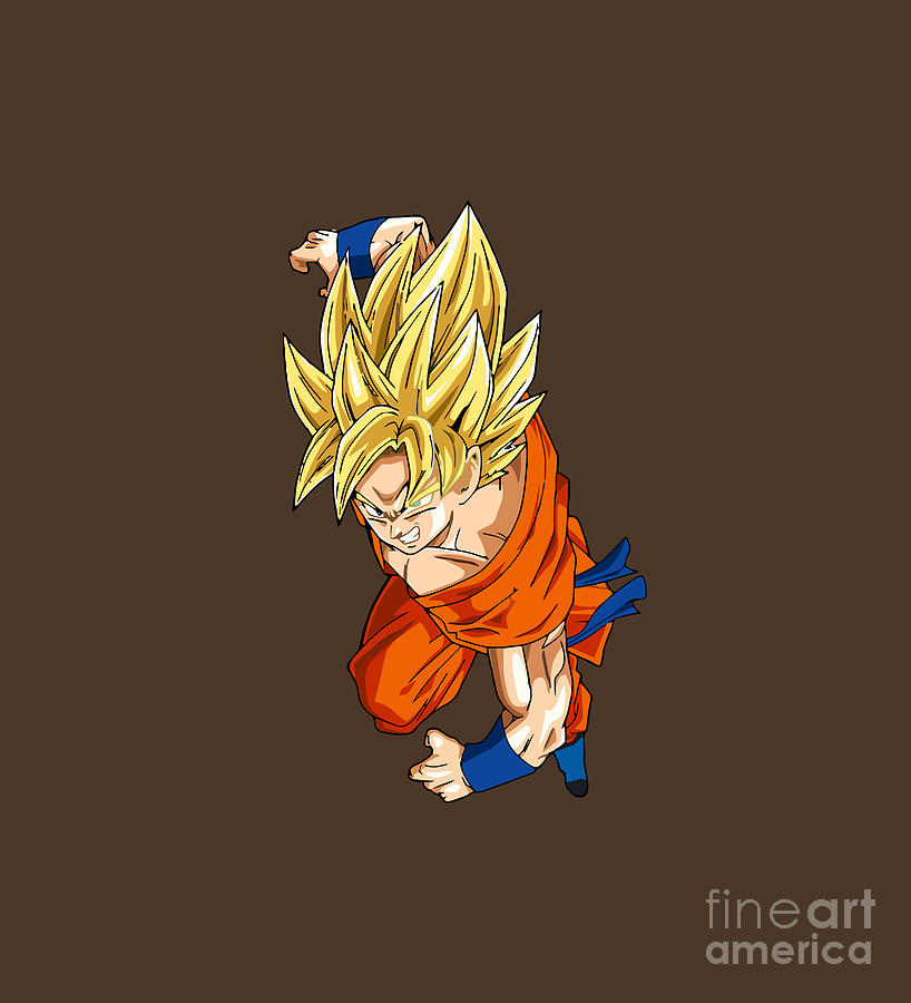 Son Goku Digital Art By Bk Shop Fine Art America