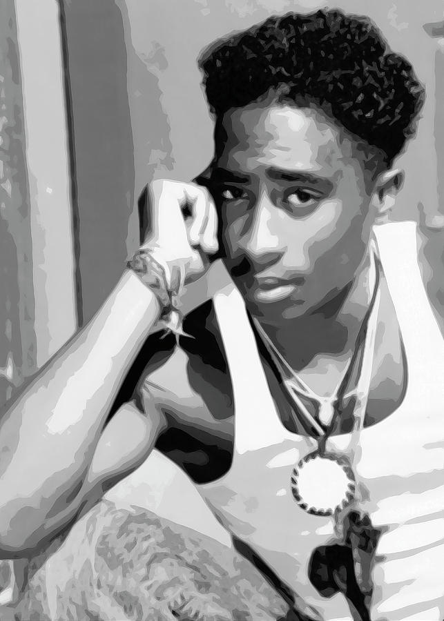 Tupac Shakur Digital Art By Poster Pixels