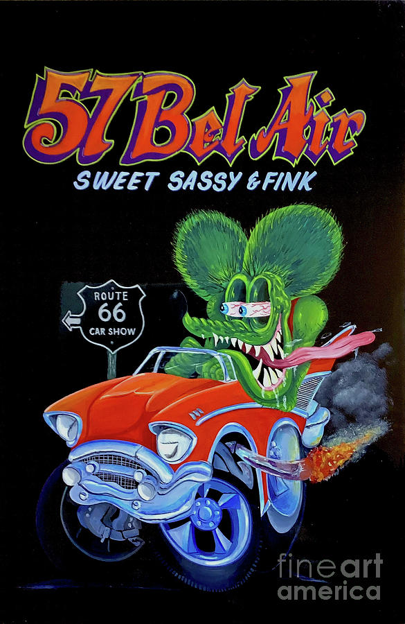 Rat Fink Painting By Sal Cabrera Fine Art America