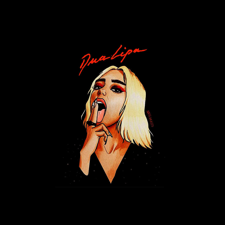 Dua Lipa Digital Art By Danel Shelene Pixels