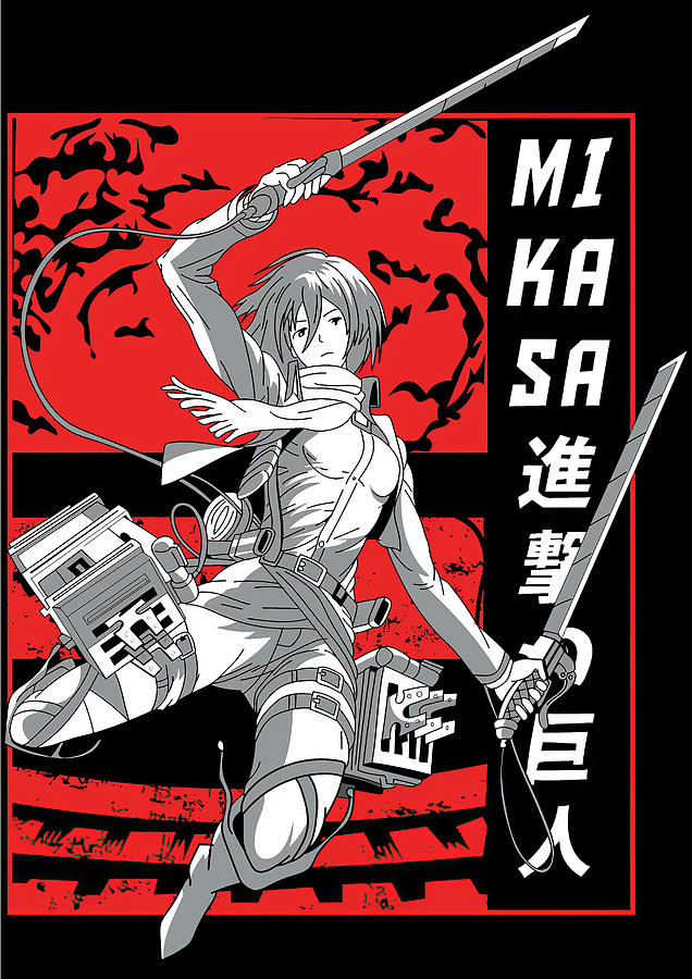 Mikasa Ackerman Digital Art By Nguyen Hai Fine Art America